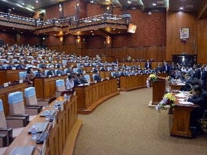 Toàn cảnh phiên họp Quốc hội Campuchia khóa V ở Phnom Penh ngày 24/9. (Nguồn: AFP/TTXVN)