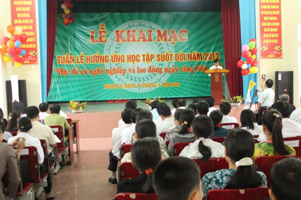 Khai mạc tuần lễ hưởng ứng học tập suốt đời