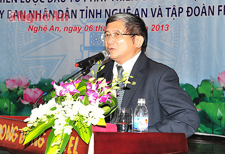 Ông Bùi Quang Ngọc - Tổng giám đốc Tập đoàn FPT phát biểu