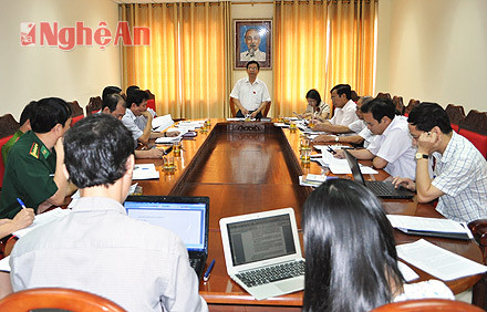 Đồng chí Nguyễn Hữu Lậm, chủ trì kết luận buổi làm việc