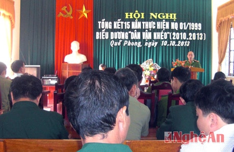 Quang cảnh hội nghị tổng kết