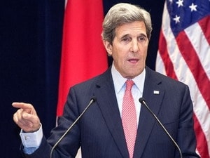 Ngoại trưởng Mỹ John Kerry phát biểu tại Viện Công nghệ Tokyo ngày 15/4/2013. (Ảnh: AFP)