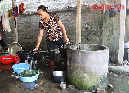 Người dân Thành phố Vinh vẫn chưa được dùng nước sạch.