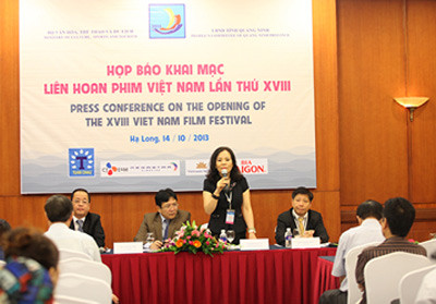 Họp báo khai mạc Liên hoan phim Việt Nam lần thứ XVIII