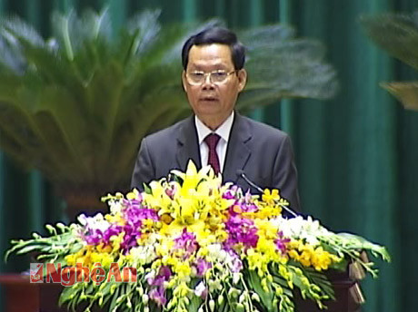 Tổng Thanh tra Chính phủ Huỳnh Phong Tranh báo cáo công tác phòng, chống tham nhũng