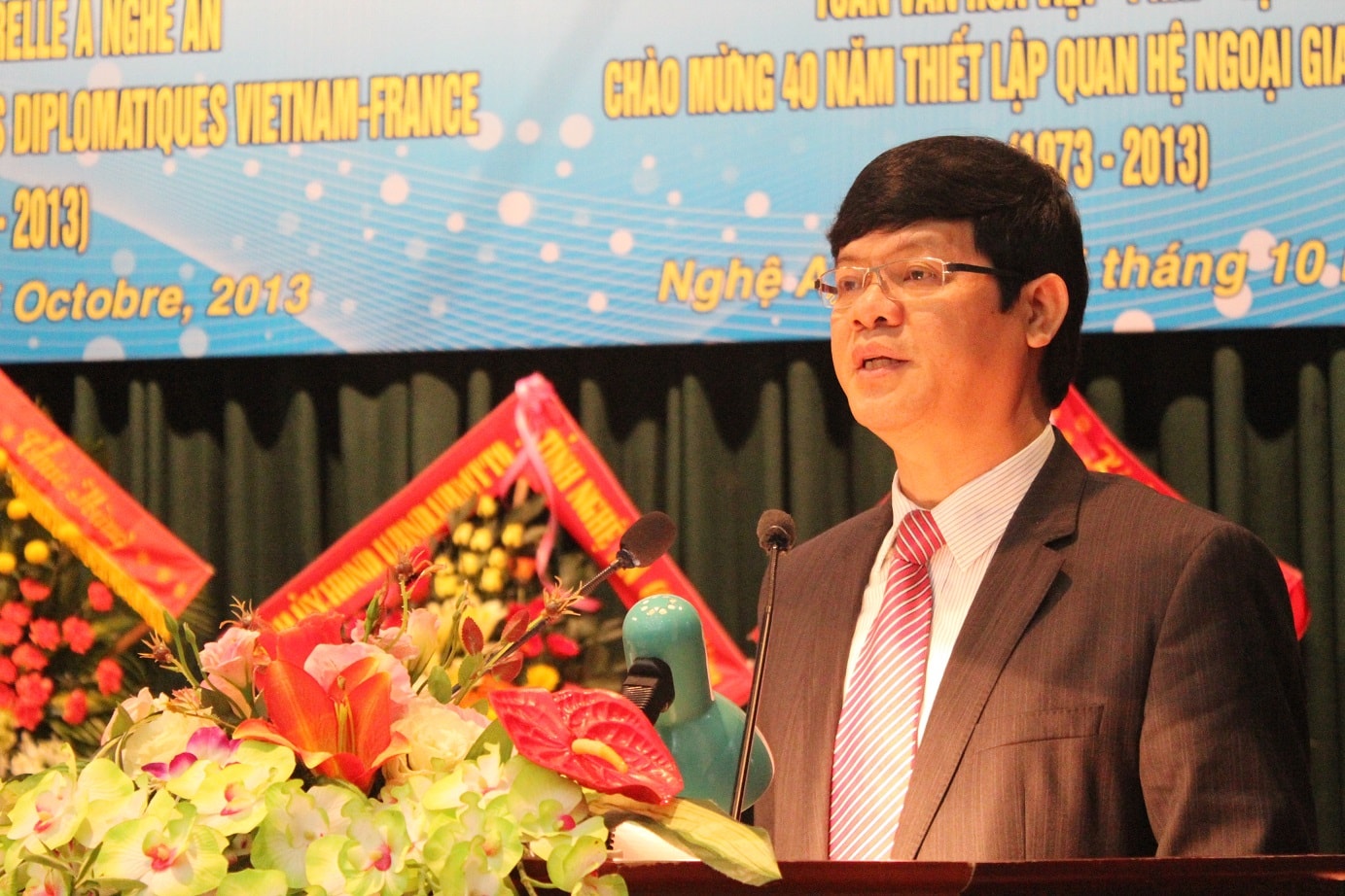 Đ.c Lê Xuân Đại phát biểu tại lễ khai mạc