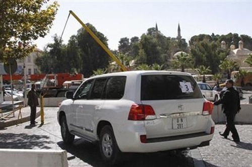 Các thanh sát viên OPCW đã đến hơn 20 địa điểm chứa vũ khí hóa học ở Syria - Ảnh: Reuters