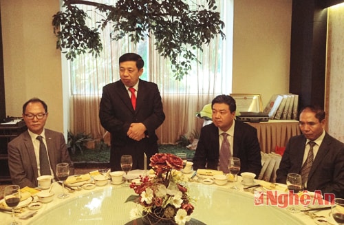 Đồng chí Nguyễn Xuân Đường phá biểu tại buổi lễ.