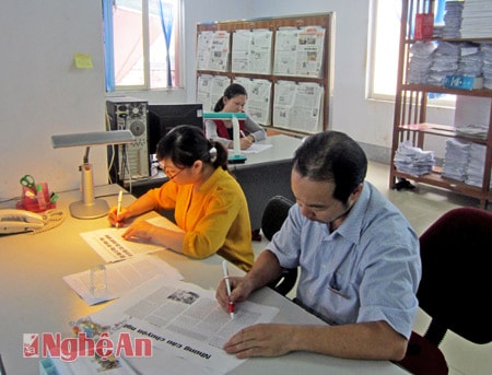 Tổ mo-rát Báo Nghệ An.Ảnh: Hồng Toại