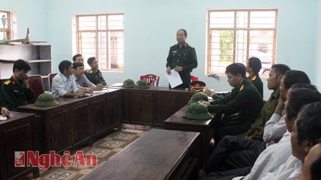 Quang cảnh buổi làm việc