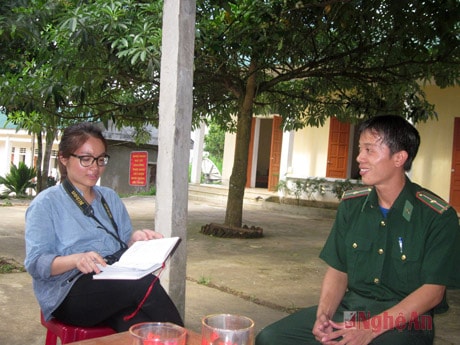Hỏi chuyện bộ đội biên phòng Bắc Lý - Kỳ Sơn. (ảnh H.V)