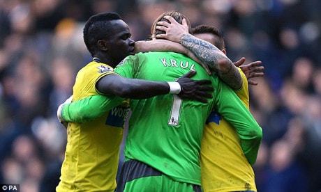 Sự chắc chắn của Tim Krul và hàng phòng ngự giúp Newcastle có chiến thắng thứ 2 liên tiếp tại Premier League