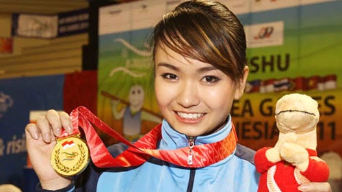 Mai Phương giành HCV tại SEA Games 26 (Ảnh: Quang Nhựt).