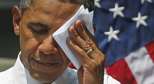 Ông Obama đang đối mặt với việc suy giảm uy tín nghiêm trọng (Ảnh AP)