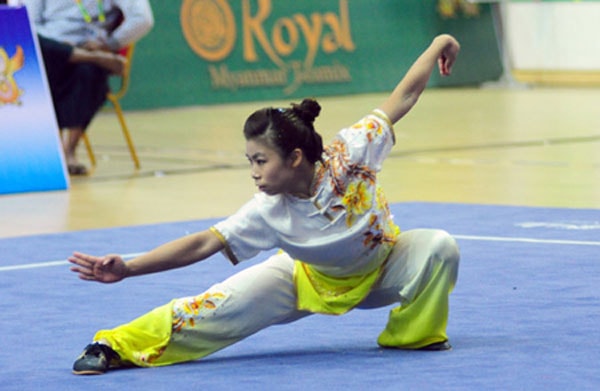 Ngày 8/12, wushu Việt Nam đón nhận tin vui khi VĐV Phương Giang tỏa sáng trên thảm đấu trường quyền nữ, mang về HCV thứ 2 cho wushu Việt Nam tại SEA Games 2013.