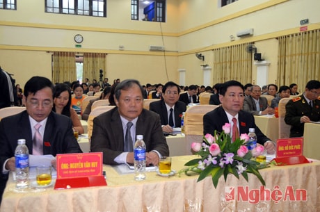 Các đại biểu dự phiên khai mạc