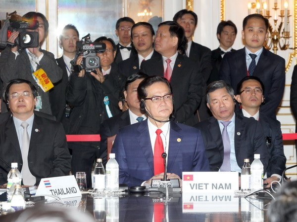 Thủ tướng Nguyễn Tấn Dũng dự Hội nghị Cấp cao ASEAN-Nhật Bản. Ảnh: TTXVN