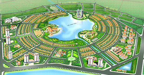 Phối cảnh Dự án khu đô thị mới Vinh Tân.