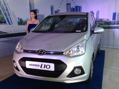 Hyundai Grand i10 vừa đổ bộ về thị trường Việt Nam. Ảnh Bobi 