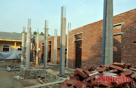 Trạm Y tế xã Quế Sơn (Quế Phong) được đầu tư xây dựng. 
