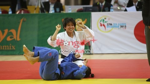 Nữ hoàng Judo Văn Ngọc Tú đã có sự trở lại ấn tượng với tấm HCV - Ảnh: Đức Cường