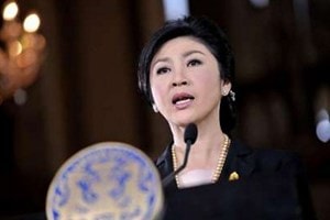  Thủ tướng Thái Lan Yingluck Shinawatra đề xuất lập Hội đồng cải cách quốc gia. Ảnh: AFP