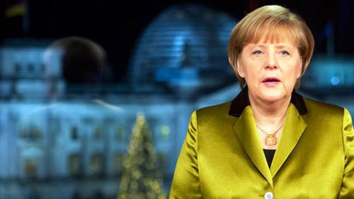 Thủ tướng Đức Angela Merkel ra thông điệp dịp năm mới (Ảnh: DW.de)