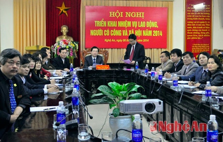 Điểm cầu Nghệ An tham dự Hội nghị trực tuyến