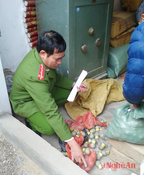 Số lượng pháo nổ sẽ được đưa đi tiêu hủy