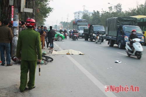 Hiện trường vụ tai nạn