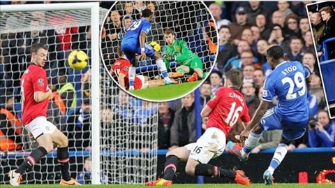 Man United chỉ có thể cố vùng vẫy ở 10 phút đầu trước khi bị Etoo kết liễu với cú hat-trick ấn tượng