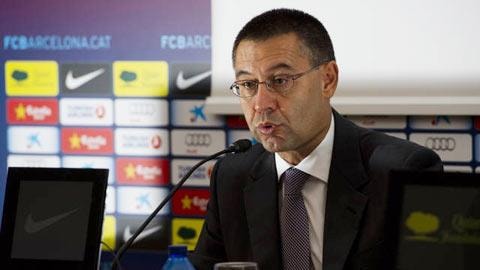 Ông Bartomeu sẽ tạm thay thế Rosell