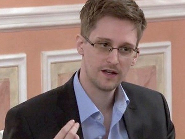 Cựu nhân viên tình báo Mỹ Edward Snowden. (Nguồn: AP)