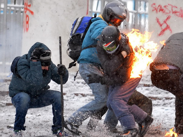 Căng thẳng tại Ukraine tiếp tục leo thang. (Nguồn: AFP/TTXVN phát)