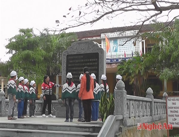 Trường Tiểu học Vĩnh Thành- nơi cách đây 53 năm Chủ tịch Hồ Chí Minh nói chuyện với Đảng bộ và nhân dân xã Vĩnh Thành.