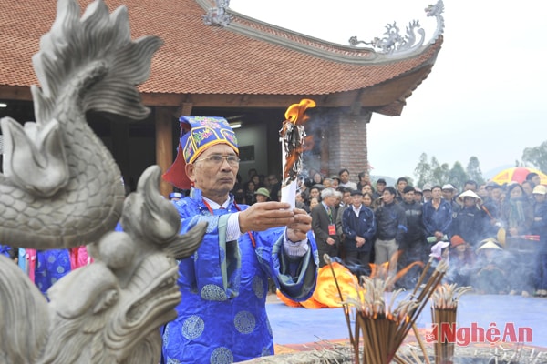 Nghi lễ hóa văn tế.