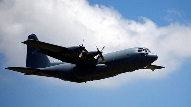 Một chiếc máy bay C-130 Hercules (Ảnh: RT)