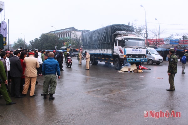 Hiện trường vụ tai nạn 