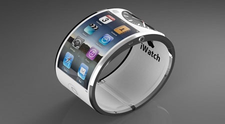 Hình ảnh concept về iWatch của Apple.