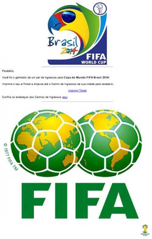 Email chứa mã độc có nội dung liên quan tới FIFA World Cup