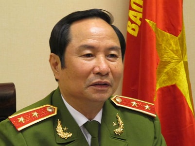 Ông Phạm Quý Ngọ khi mang hàm Trung tướng.