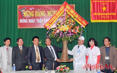 Chúc mừng Bệnh viện tâm thần Nghệ An