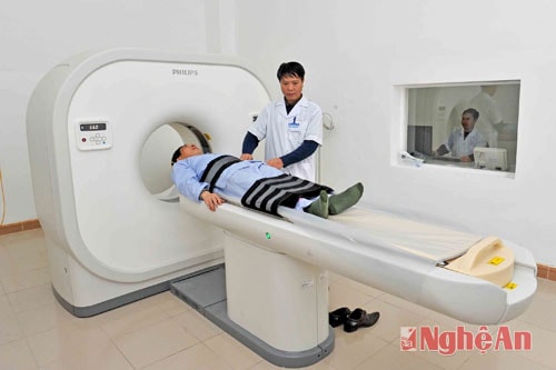 Máy chụp cắt lớp vừa mới được đưa vào hoạt động
