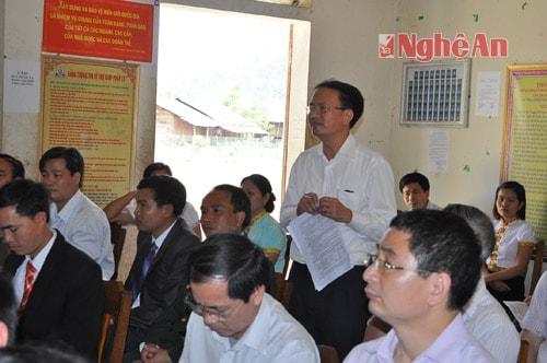 Đại diện Bộ Kế hoạch đầu tư giải trình lý do nguồn vốn di dân còn chậm