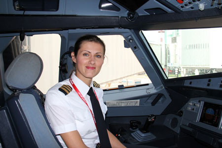 Nữ phi công Anna Jastrzebska