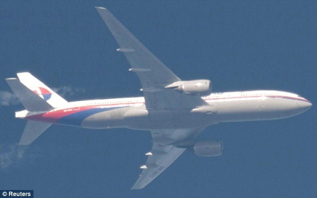 Hình ảnh cuối cùng về chiếc máy bay mang số hiệu MH370 trên bầu trời trước khi mất tích (Nguồn: Reuters)