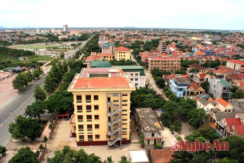 Thành phố Vinh hôm nay. Ảnh: Phan Văn Toàn