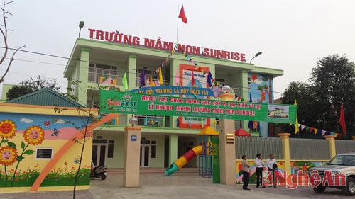 Toàn cảnh Trường mầm non Sunrise 