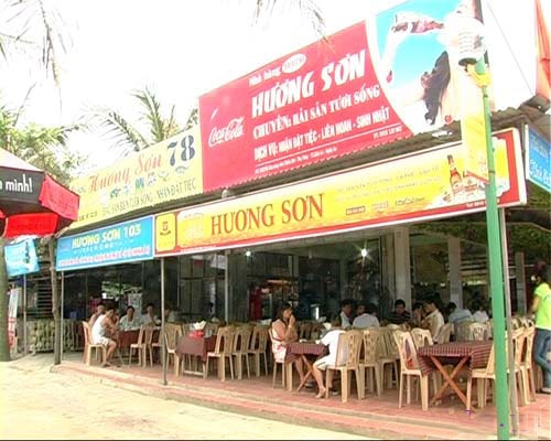 Nhà hàng Hương Sơn - phường Thu Thủy, TX. Cửa Lò.