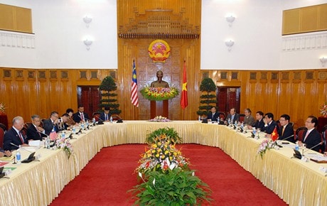 Hội đàm cấp cao Việt Nam-Malaysia.